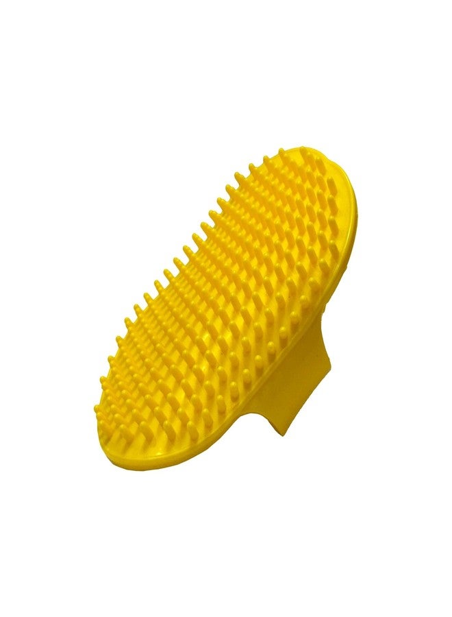 PET World Rubber Hand Glove| for Massage, Bath and Shampoo Dispenser for Dogs, Cats, Rabbit & Hamster | Daily Use Dog Comb Gloves | for Long Short Shedding Hairs| Easy Clean Bath - Image 1